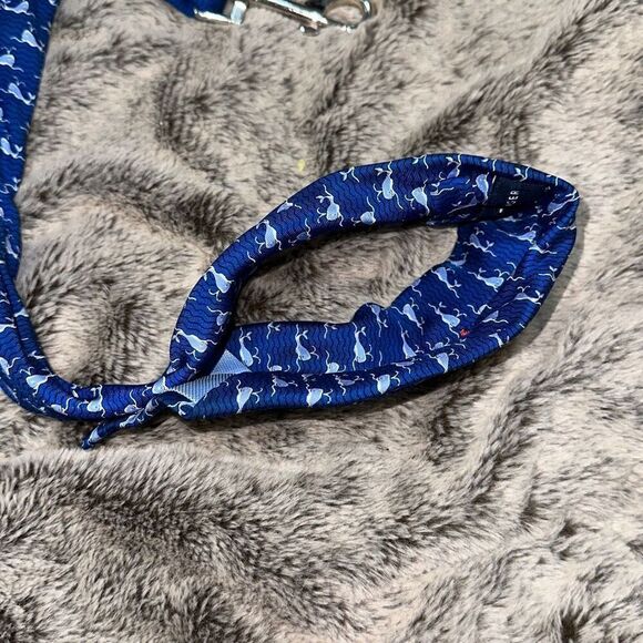 Men’s tie made into a dog leash blue Tommy Hilfiger | Sz OS - Picture 3 of 5